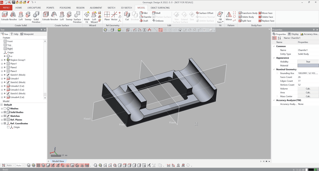 Geomagic Design X 3D program za risanje in vzvratni inženiring.