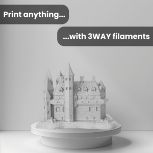 With 3way abs filaments you can print almost anything!