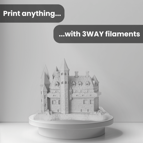 With 3way abs filaments you can print almost anything!