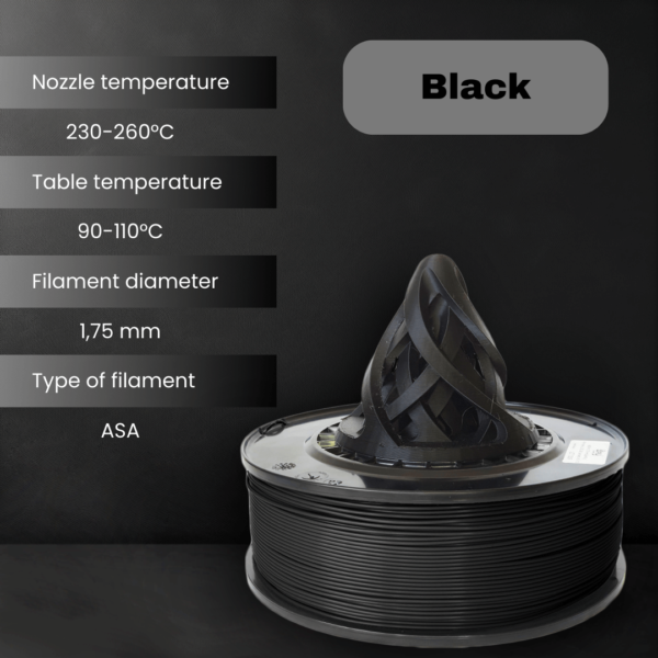 3way asa pro filament recommended settings.