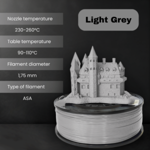 3way asa pro filament recommended settings.