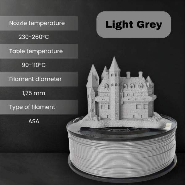 3way asa pro filament recommended settings.