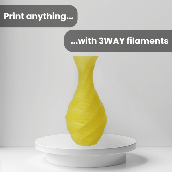 With 3way petg filaments you can print almost anything!
