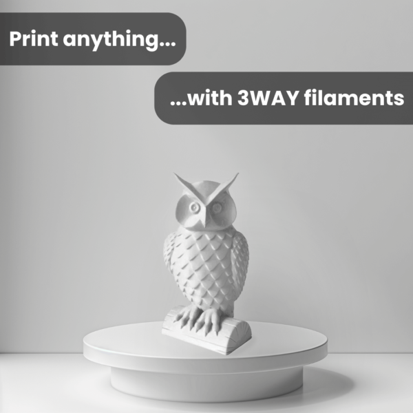 With 3way abs filaments you can print almost anything!